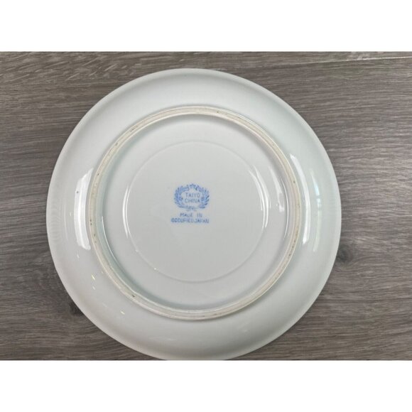 Taiyo China Tea Cup and Saucer Set Floral with Gold Trim Made in Occupied Japan - Picture 6 of 16